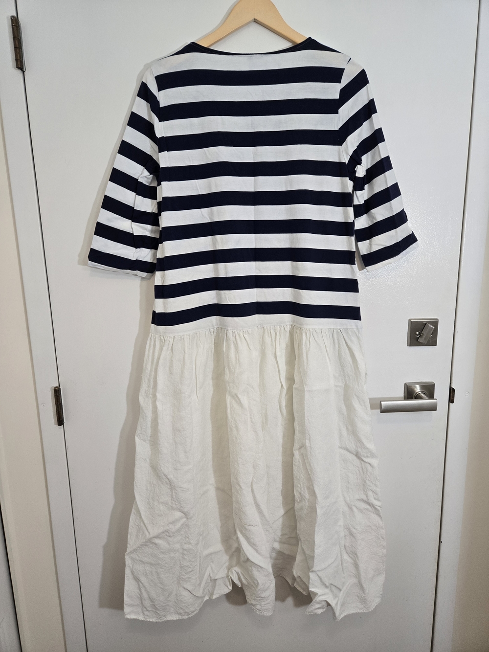 apuntob Navy and White Striped Dress - Picture 2 of 9